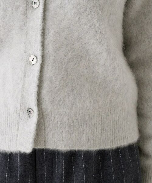 UNTITLED / アンタイトル カーディガン・ボレロ | 【大人な品格/ふわふわニット】フォックスカシミヤ衿付きカーディガン | 詳細26