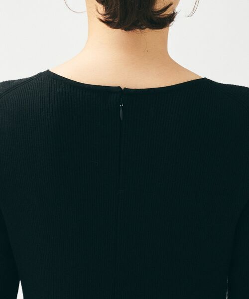 UNTITLED / アンタイトル ロング・マキシ丈ワンピース | 【大人フェミニン/トレンド】ニット×ジャカード ドッキングワンピース | 詳細15