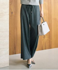 UNTITLED / アンタイトル パンツ | 【きれいめリラクシー/ウエストゴム】ウールサキソニー ワイドパンツ