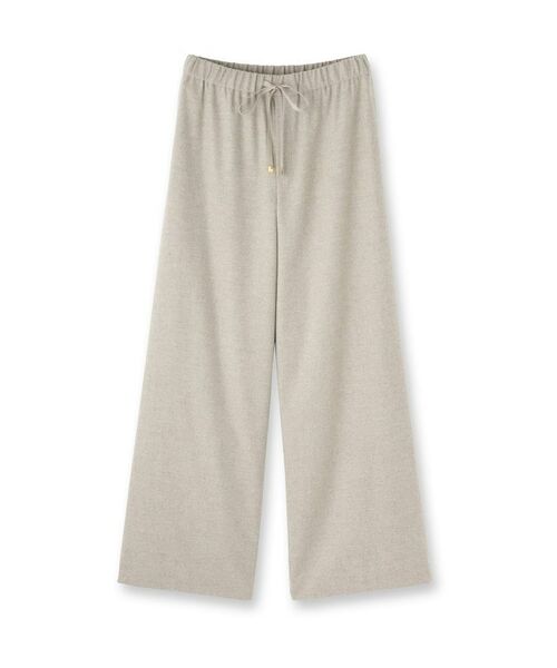 UNTITLED / アンタイトル パンツ | 【きれいめリラクシー/ウエストゴム】ウールサキソニー ワイドパンツ | 詳細1