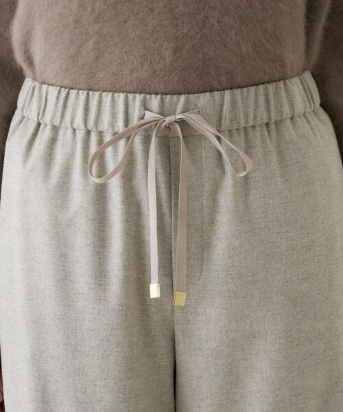 UNTITLED / アンタイトル パンツ | 【きれいめリラクシー/ウエストゴム】ウールサキソニー ワイドパンツ | 詳細27