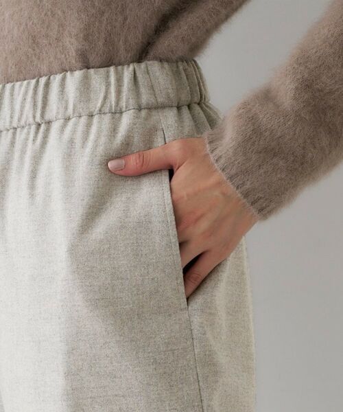 UNTITLED / アンタイトル パンツ | 【きれいめリラクシー/ウエストゴム】ウールサキソニー ワイドパンツ | 詳細29