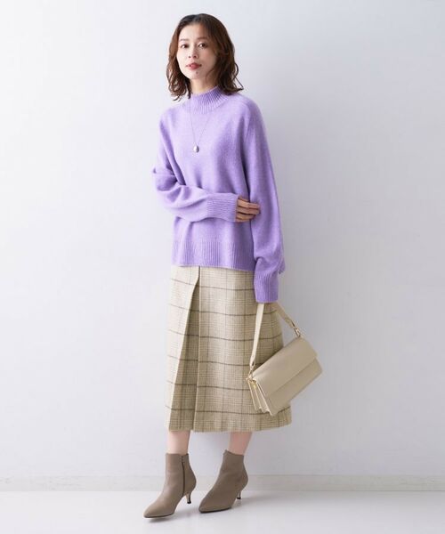 UNTITLED / アンタイトル スカート | 【ふんわり/タイト見え】グレンチェックスカート | 詳細12