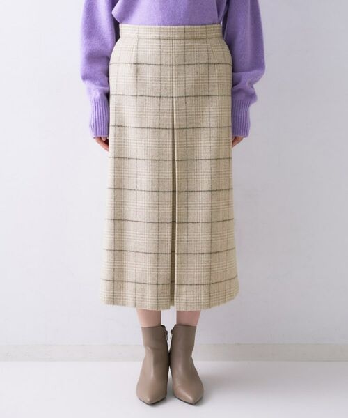 UNTITLED / アンタイトル スカート | 【ふんわり/タイト見え】グレンチェックスカート | 詳細14
