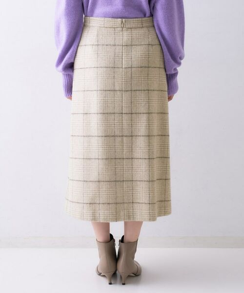 UNTITLED / アンタイトル スカート | 【ふんわり/タイト見え】グレンチェックスカート | 詳細16