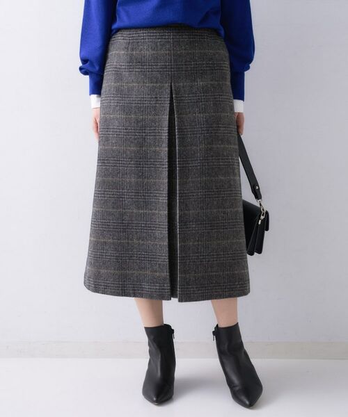 UNTITLED / アンタイトル スカート | 【ふんわり/タイト見え】グレンチェックスカート | 詳細2