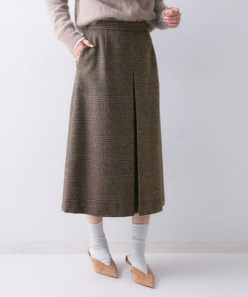 UNTITLED / アンタイトル スカート | 【ふんわり/タイト見え】グレンチェックスカート | 詳細7