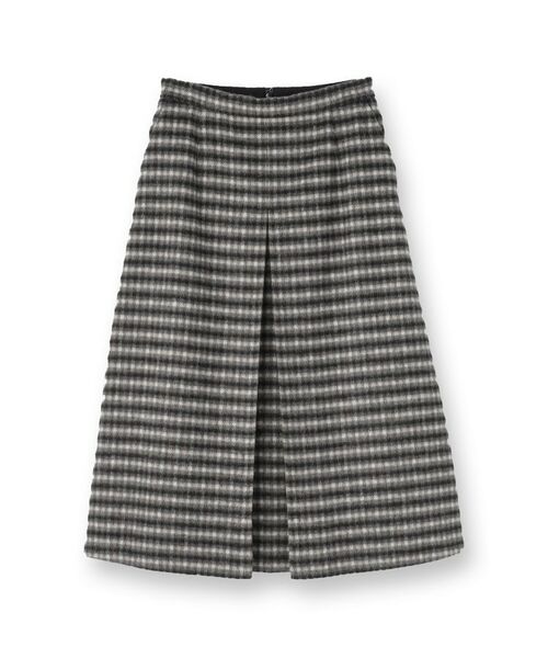 UNTITLED / アンタイトル スカート | 【ふんわり/タイト見え】シャギーチェックスカート | 詳細1