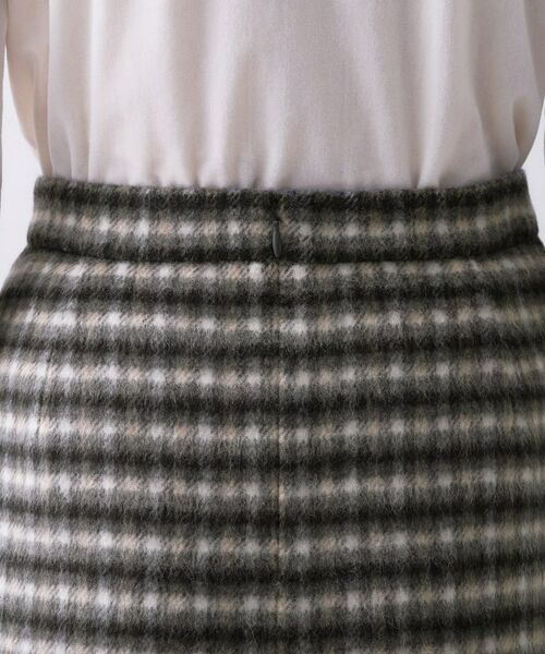 UNTITLED / アンタイトル スカート | 【ふんわり/タイト見え】シャギーチェックスカート | 詳細15
