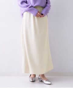 UNTITLED / アンタイトル ロング・マキシ丈スカート | 【ウエストゴム/ロング】サテンナロースカート