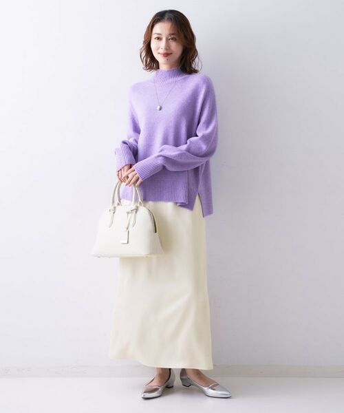 UNTITLED / アンタイトル ロング・マキシ丈スカート | 【ウエストゴム/ロング】サテンナロースカート | 詳細10