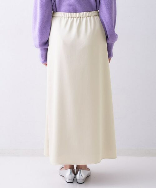 UNTITLED / アンタイトル ロング・マキシ丈スカート | 【ウエストゴム/ロング】サテンナロースカート | 詳細12