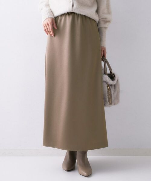 UNTITLED / アンタイトル ロング・マキシ丈スカート | 【ウエストゴム/ロング】サテンナロースカート | 詳細2