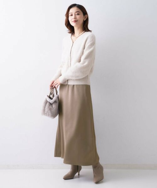 UNTITLED / アンタイトル ロング・マキシ丈スカート | 【ウエストゴム/ロング】サテンナロースカート | 詳細4