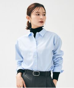 UNTITLED / アンタイトル シャツ・ブラウス | 【重ね着レイヤード/スーツブラウス】ファインブロードベーシックシャツ