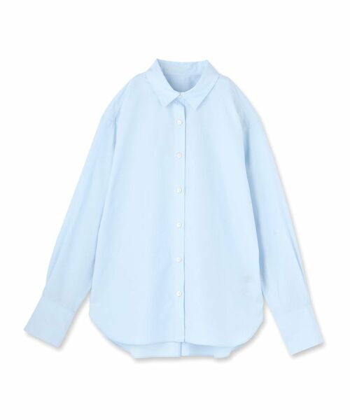 UNTITLED / アンタイトル シャツ・ブラウス | 【重ね着レイヤード/スーツブラウス】ファインブロードベーシックシャツ | 詳細1