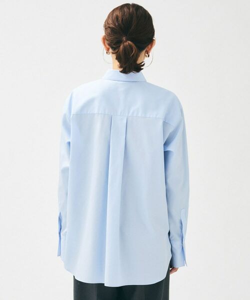 UNTITLED / アンタイトル シャツ・ブラウス | 【重ね着レイヤード/スーツブラウス】ファインブロードベーシックシャツ | 詳細16