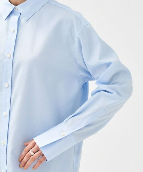 UNTITLED / アンタイトル シャツ・ブラウス | 【重ね着レイヤード/スーツブラウス】ファインブロードベーシックシャツ | 詳細18