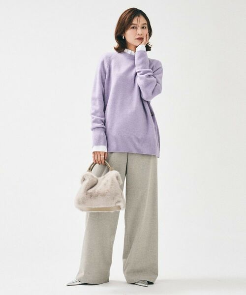 UNTITLED / アンタイトル シャツ・ブラウス | 【重ね着レイヤード/スーツブラウス】ファインブロードベーシックシャツ | 詳細4