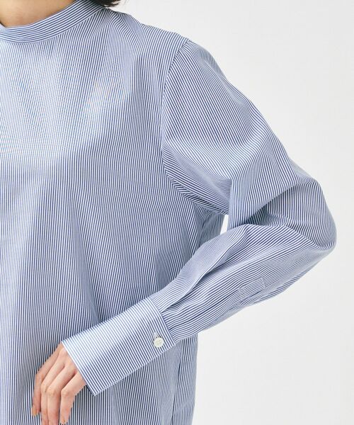 UNTITLED / アンタイトル シャツ・ブラウス | 【重ね着レイヤード/スーツブラウス】ファインブロードハイネックシャツ | 詳細15
