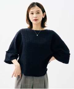 UNTITLED / アンタイトル シャツ・ブラウス | 【きれいめ／体型カバー】ツイードドルマントップス