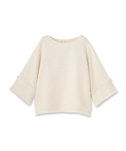 UNTITLED / アンタイトル シャツ・ブラウス | 【きれいめ／体型カバー】ツイードドルマントップス | 詳細1