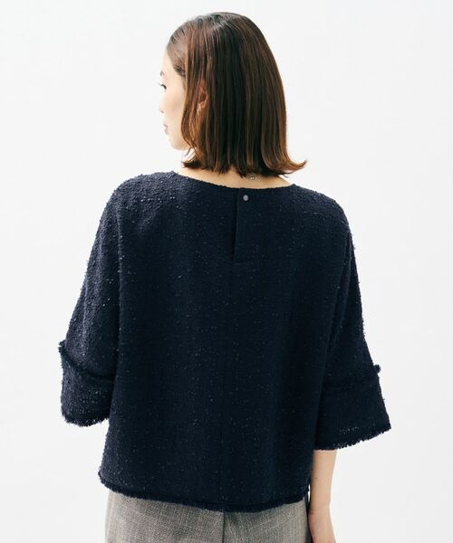 UNTITLED / アンタイトル シャツ・ブラウス | 【きれいめ／体型カバー】ツイードドルマントップス | 詳細11