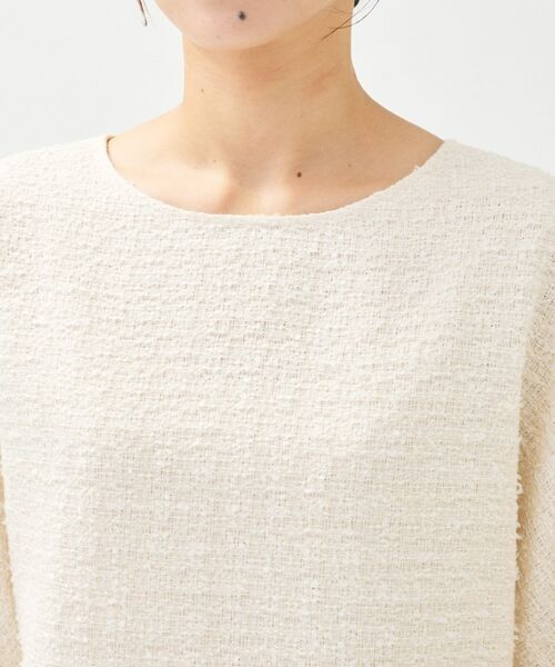 UNTITLED / アンタイトル シャツ・ブラウス | 【きれいめ／体型カバー】ツイードドルマントップス | 詳細17