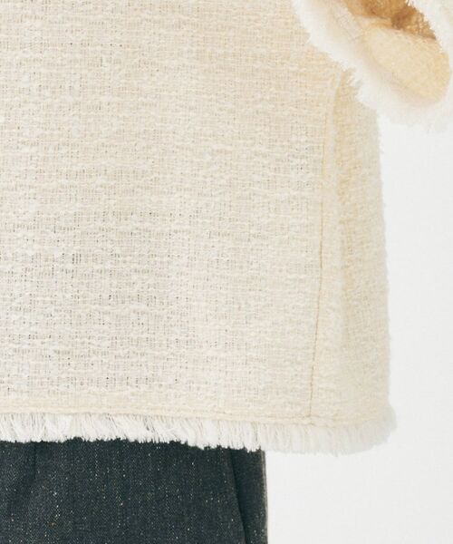 UNTITLED / アンタイトル シャツ・ブラウス | 【きれいめ／体型カバー】ツイードドルマントップス | 詳細20