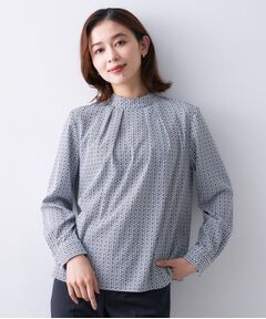UNTITLED / アンタイトル シャツ・ブラウス | 【きれいめ/お仕事着】ジオメトリック ハイネックブラウス