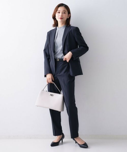 UNTITLED / アンタイトル シャツ・ブラウス | 【きれいめ/お仕事着】ジオメトリック ハイネックブラウス | 詳細8