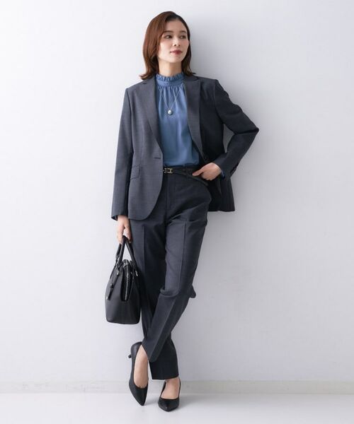 UNTITLED / アンタイトル シャツ・ブラウス | 【エレガント/お仕事着にも】スタンドフリルネック ブラウス | 詳細16