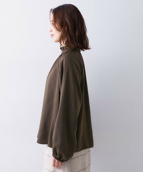 UNTITLED / アンタイトル シャツ・ブラウス | 【エレガント/お仕事着にも】スタンドフリルネック ブラウス | 詳細19