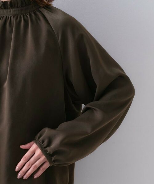 UNTITLED / アンタイトル シャツ・ブラウス | 【エレガント/お仕事着にも】スタンドフリルネック ブラウス | 詳細23