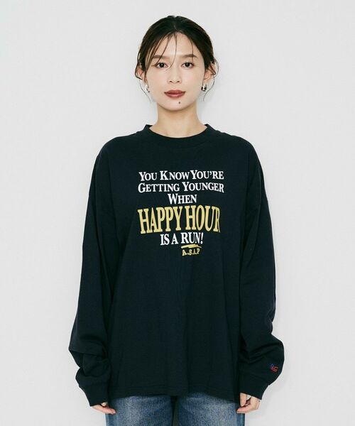 UNTITLED / アンタイトル カットソー | 【PARROTT CANVAS】ハッピーアワーL／Sティーシャツ | 詳細10