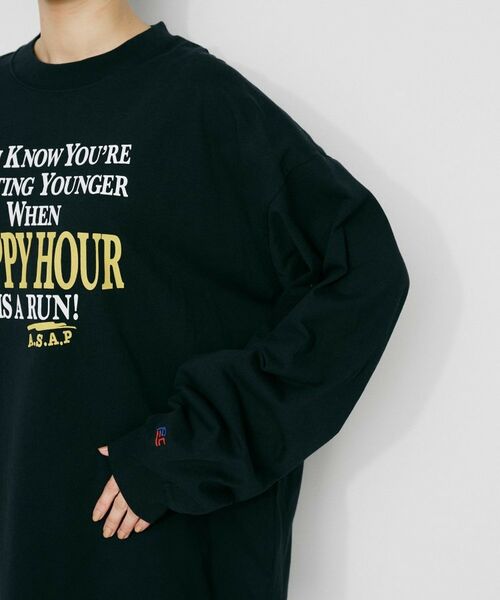 UNTITLED / アンタイトル カットソー | 【PARROTT CANVAS】ハッピーアワーL／Sティーシャツ | 詳細14