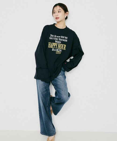 UNTITLED / アンタイトル カットソー | 【PARROTT CANVAS】ハッピーアワーL／Sティーシャツ | 詳細8