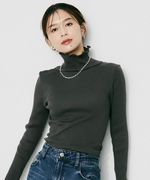 UNTITLED / アンタイトル カットソー | 【Munich】コットンリブタートルネックプルオーバー | 詳細2