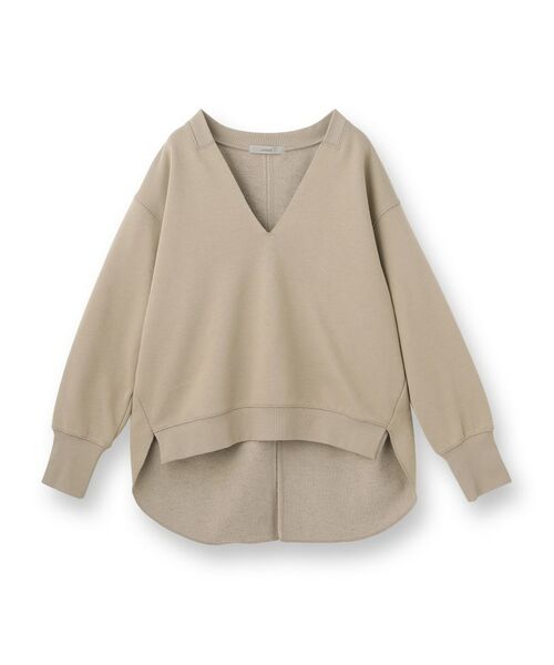 UNTITLED / アンタイトル カットソー | 【Liyoca】ソフト裏毛Vネックプルオーバー | 詳細1