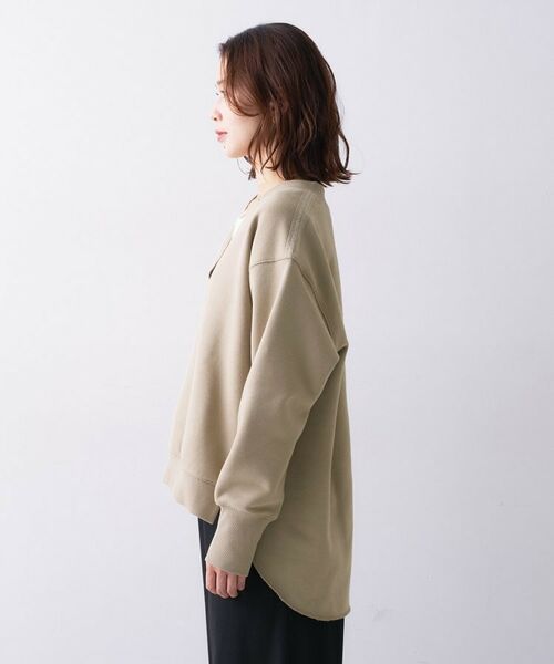 UNTITLED / アンタイトル カットソー | 【Liyoca】ソフト裏毛Vネックプルオーバー | 詳細11