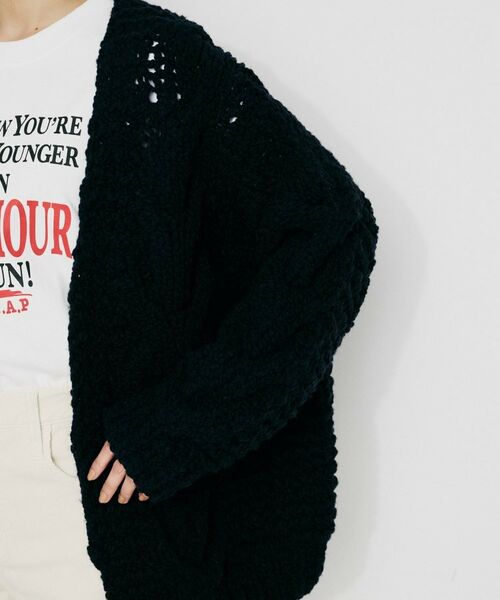 UNTITLED / アンタイトル カーディガン・ボレロ | 【IRONING】ケーブルラフカーデ | 詳細14