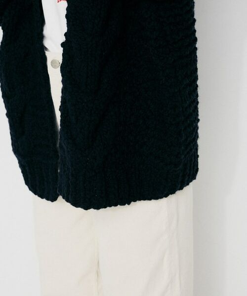 UNTITLED / アンタイトル カーディガン・ボレロ | 【IRONING】ケーブルラフカーデ | 詳細15