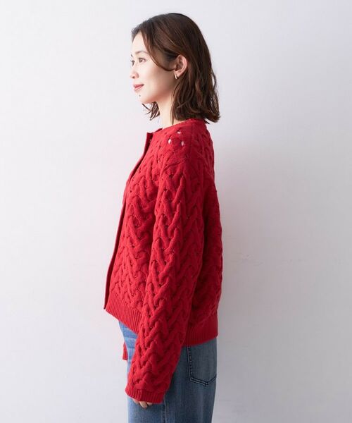 UNTITLED / アンタイトル カーディガン・ボレロ | 【Liyoca】3G変形ケーブルカーディガン | 詳細11