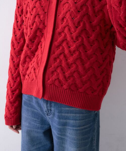 UNTITLED / アンタイトル カーディガン・ボレロ | 【Liyoca】3G変形ケーブルカーディガン | 詳細15