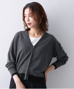 UNTITLED / アンタイトル カーディガン・ボレロ | 【Liyoca】ウールブレンド14G天竺カーディガン