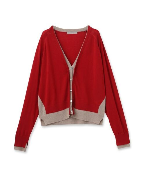 UNTITLED / アンタイトル カーディガン・ボレロ | 【Liyoca】ウールブレンド14G天竺カーディガン | 詳細1