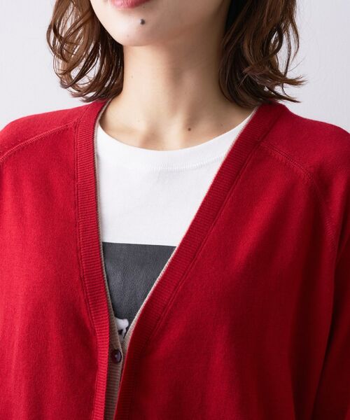 UNTITLED / アンタイトル カーディガン・ボレロ | 【Liyoca】ウールブレンド14G天竺カーディガン | 詳細13