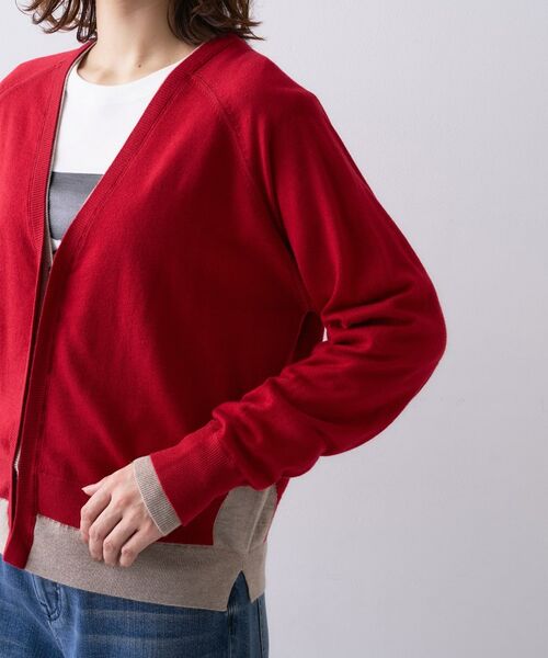 UNTITLED / アンタイトル カーディガン・ボレロ | 【Liyoca】ウールブレンド14G天竺カーディガン | 詳細14