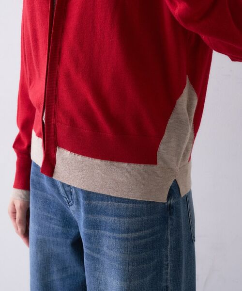 UNTITLED / アンタイトル カーディガン・ボレロ | 【Liyoca】ウールブレンド14G天竺カーディガン | 詳細15