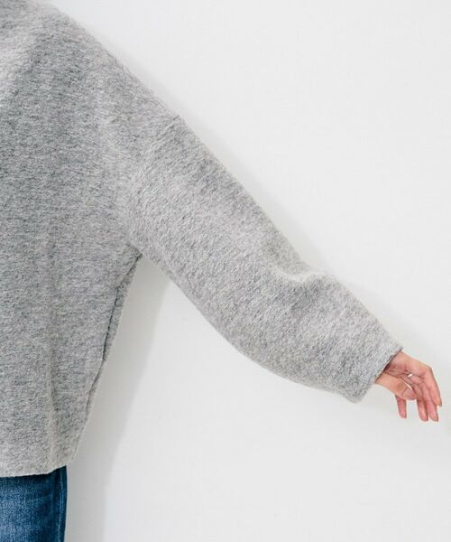 UNTITLED / アンタイトル レザーブルゾン・ジャケット | 【SEADRAKE】イタリアンエアリーVネックブルゾン（無地） | 詳細10